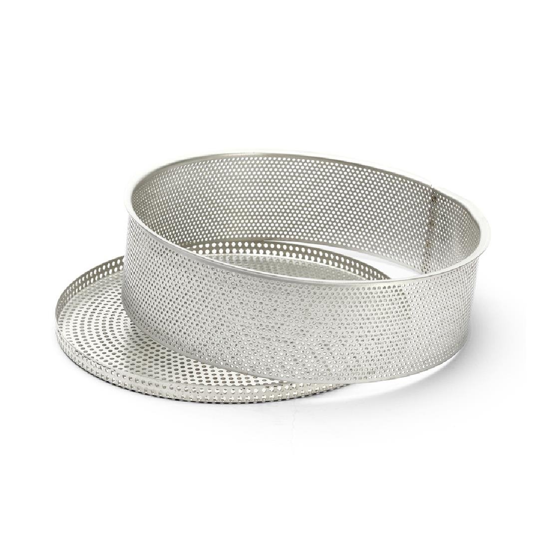 De Buyer Perforated Cheesecake Mould with Removable Base 240x65mm - DZ734  De Buyer   