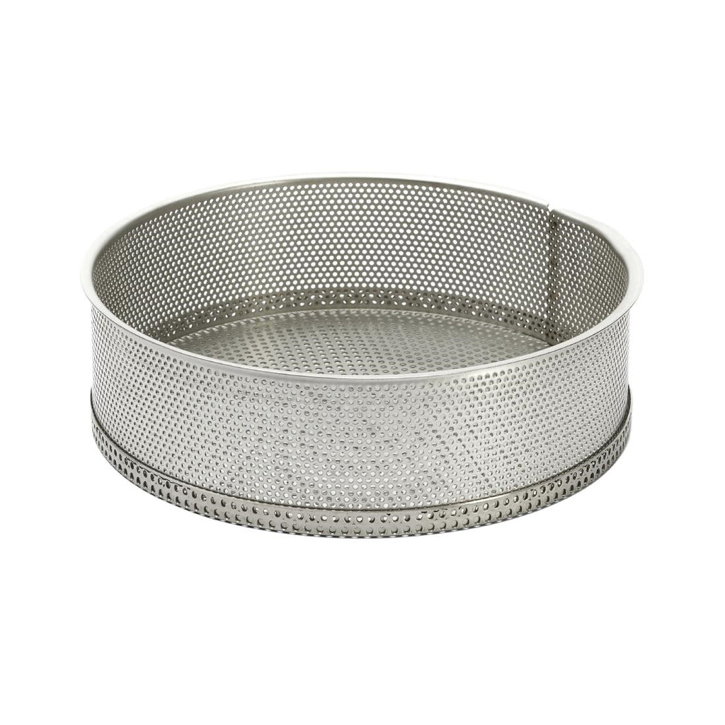 De Buyer Perforated Cheesecake Mould with Removable Base 200x65mm - DZ733  De Buyer   