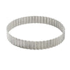 De Buyer Perforated Fluted Stainless Steel Tart Ring 200mm - DZ740  De Buyer   