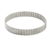 De Buyer Perforated Fluted Stainless Steel Tart Ring 200mm - DZ740  De Buyer   