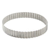 De Buyer Perforated Fluted Stainless Steel Tart Ring 200mm - DZ740  De Buyer   