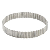 De Buyer Perforated Fluted Stainless Steel Tart Ring 200mm - DZ740  De Buyer   
