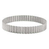 De Buyer Perforated Fluted Stainless Steel Tart Ring 200mm - DZ740  De Buyer   