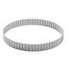 De Buyer Perforated Fluted Stainless Steel Tart Ring 240mm - DZ741  De Buyer   