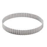 De Buyer Perforated Fluted Stainless Steel Tart Ring 240mm - DZ741  De Buyer   
