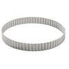 De Buyer Perforated Fluted Stainless Steel Tart Ring 240mm - DZ741  De Buyer   