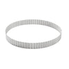 De Buyer Perforated Fluted Stainless Steel Tart Ring 280mm - DZ742  De Buyer   
