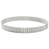 De Buyer Perforated Fluted Stainless Steel Tart Ring 280mm - DZ742  De Buyer   