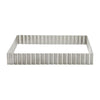 De Buyer Perforated Square Fluted Tart Ring 230mm - DZ744  De Buyer   