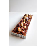 De Buyer Perforated Rectangle Fluted Tart Ring Stainless Steel 350mm - DZ745  De Buyer   