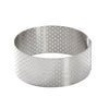 De Buyer Perforated Stainless Steel Straight Tart Ring 85x35mm - DZ753  De Buyer   