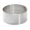 De Buyer Perforated Stainless Steel Straight Tart Ring 75x35mm - DZ756  De Buyer   