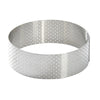 De Buyer Perforated Stainless Steel Straight Tart Ring 105x35mm - DZ757  De Buyer   