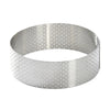De Buyer Perforated Stainless Steel Straight Tart Ring 105x35mm - DZ757  De Buyer   