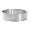 De Buyer Perforated Stainless Steel Straight Tart Ring 125x35mm - DZ758  De Buyer   