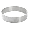 De Buyer Perforated Stainless Steel Straight Tart Ring 155x35mm - DZ759  De Buyer   