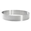 De buyer Perforated Stainless Steel Straight Tart Ring 185x35mm - DZ760  De Buyer   