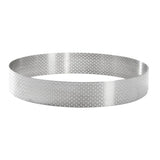De Buyer Perforated Stainless Steel Straight Tart Ring 205x35mm - DZ761  De Buyer   