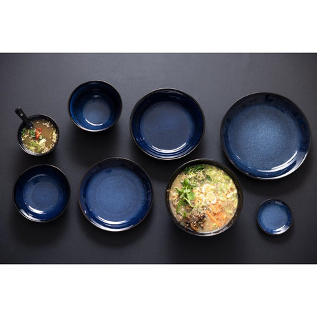 Olympia Luna Midnight Blue Footed Bowls 150mm (Pack of 6) - DZ775 Bowls Olympia