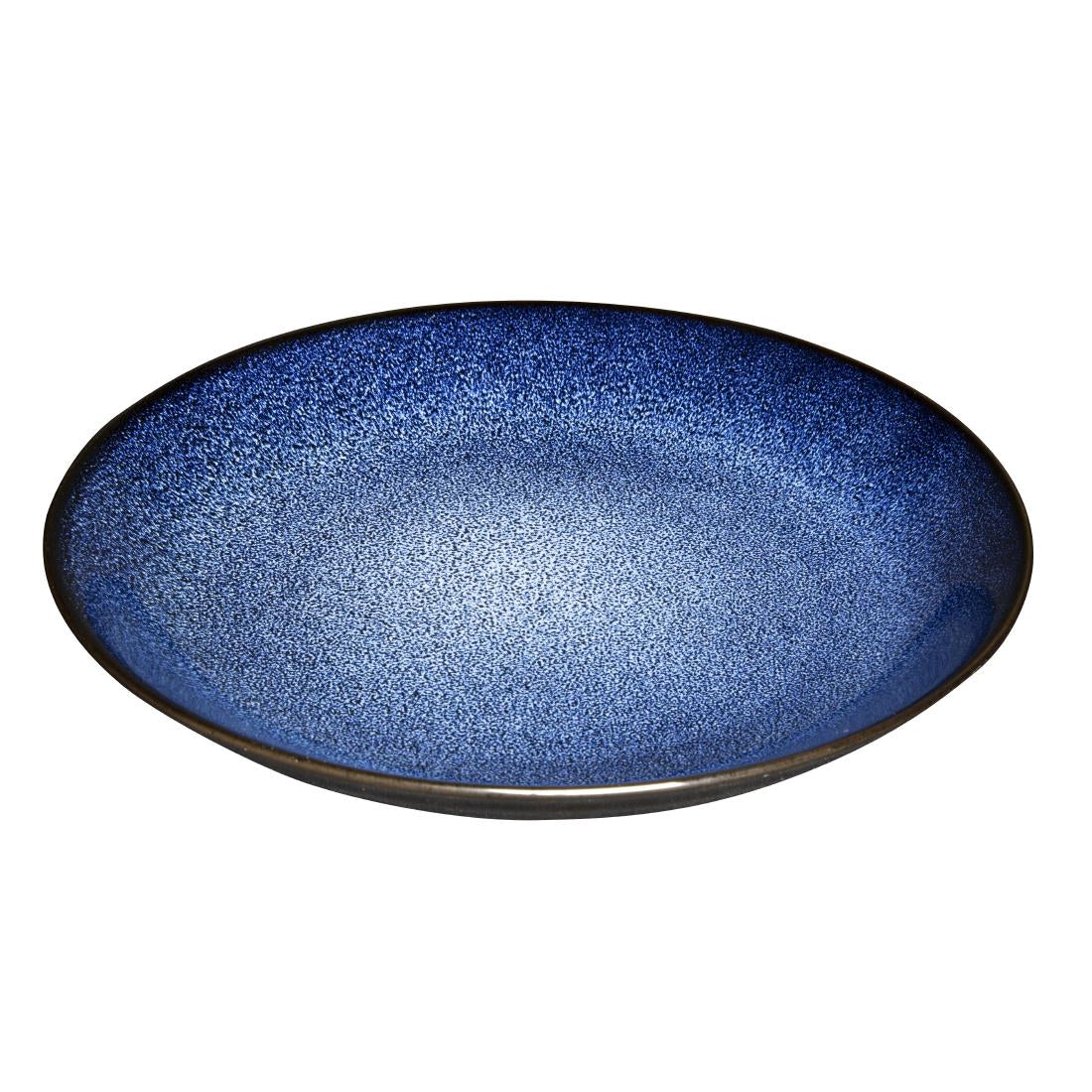 Olympia Luna Midnight Blue Coupe Plate 255mm (Pack of 4) - DZ778 Plates Olympia