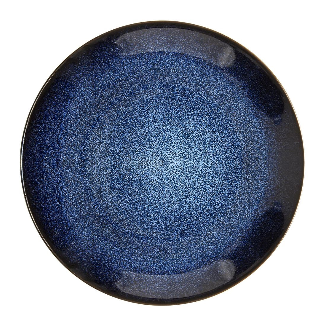 Olympia Luna Midnight Blue Coupe Plate 255mm (Pack of 4) - DZ778 Plates Olympia