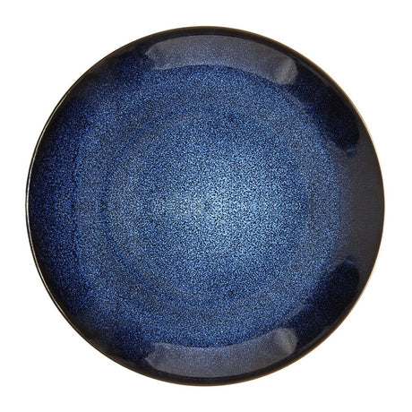 Olympia Luna Midnight Blue Coupe Plate 255mm (Pack of 4) - DZ778 Plates Olympia