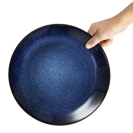 Olympia Luna Midnight Blue Coupe Plate 255mm (Pack of 4) - DZ778 Plates Olympia