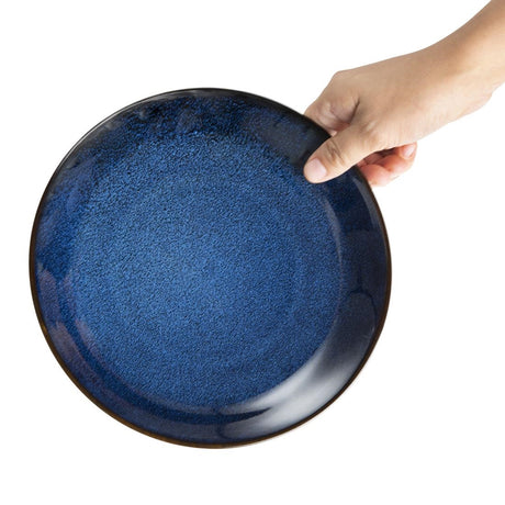 Olympia Luna Midnight Blue Coupe Plates 205mm (Pack of 4) - DZ779 Plates Olympia