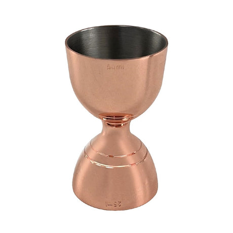 Beaumont Copper Plated Bell Jigger 25ml/50ml - DZ783  Beaumont   