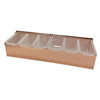 Beaumont 6 Part Stainless Steel Condiment Holder Copper Plated - DZ787  Beaumont   