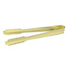Beaumont Stainless Steel Ice Tongs Gold Plated 7'' - DZ789  Beaumont   