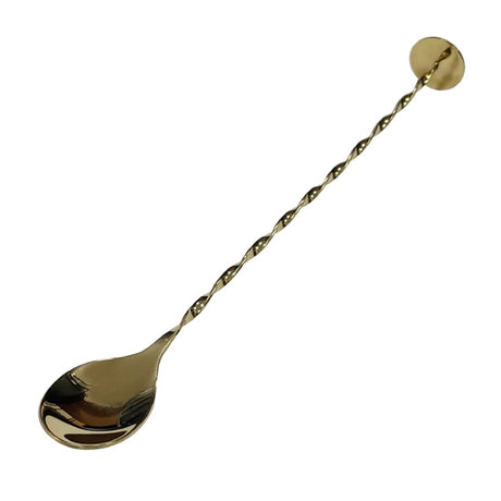 Beaumont Gold Plated Cocktail Spoon With Masher - DZ796  Beaumont   