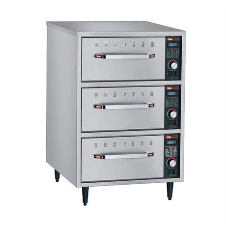 Hatco 3 Drawer Narrow Freestanding Warming Drawer HDW-3N - DZ839  Hatco   