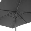 Bolero Seville Square Parasol 2x3m Black - DZ871 Parasols and Sunloungers Bolero