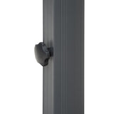 Bolero Venice Heavy Duty Parasol Black 3.5m - DZ872 Parasols and Sunloungers Bolero