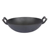 Dexam School of Wok Pre-Seasoned Cast Iron Flat Base Wok 300mm - DZ889  School of Wok by Dexam   