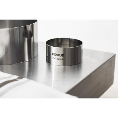 Round Mini Gateaux Mould 62 x 30mm - E060  Vogue   