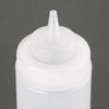 Vogue Clear Wide Neck Squeeze Sauce Bottle 16oz - E092  Vogue   