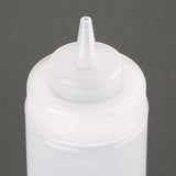 Vogue Clear Wide Neck Squeeze Sauce Bottle 16oz - E092  Vogue   