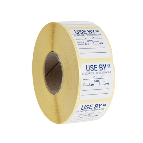 Hygiplas Removable Use By Labels (Pack of 1000) - E150  Hygiplas   