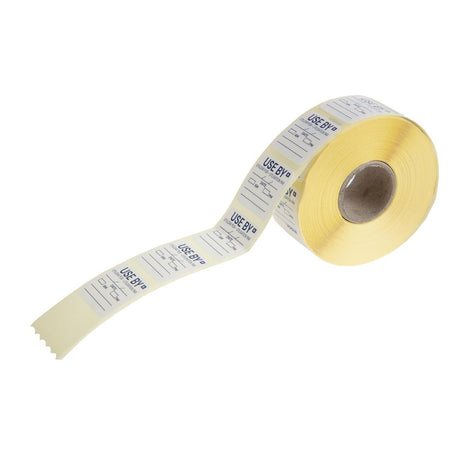 Hygiplas Removable Use By Labels (Pack of 1000) - E150  Hygiplas   