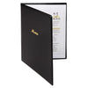 Olympia PVC Menu Cover Black A4 - E217  Olympia   