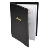 Olympia Faux Leather Menu Cover A5 Black - E223  Olympia   