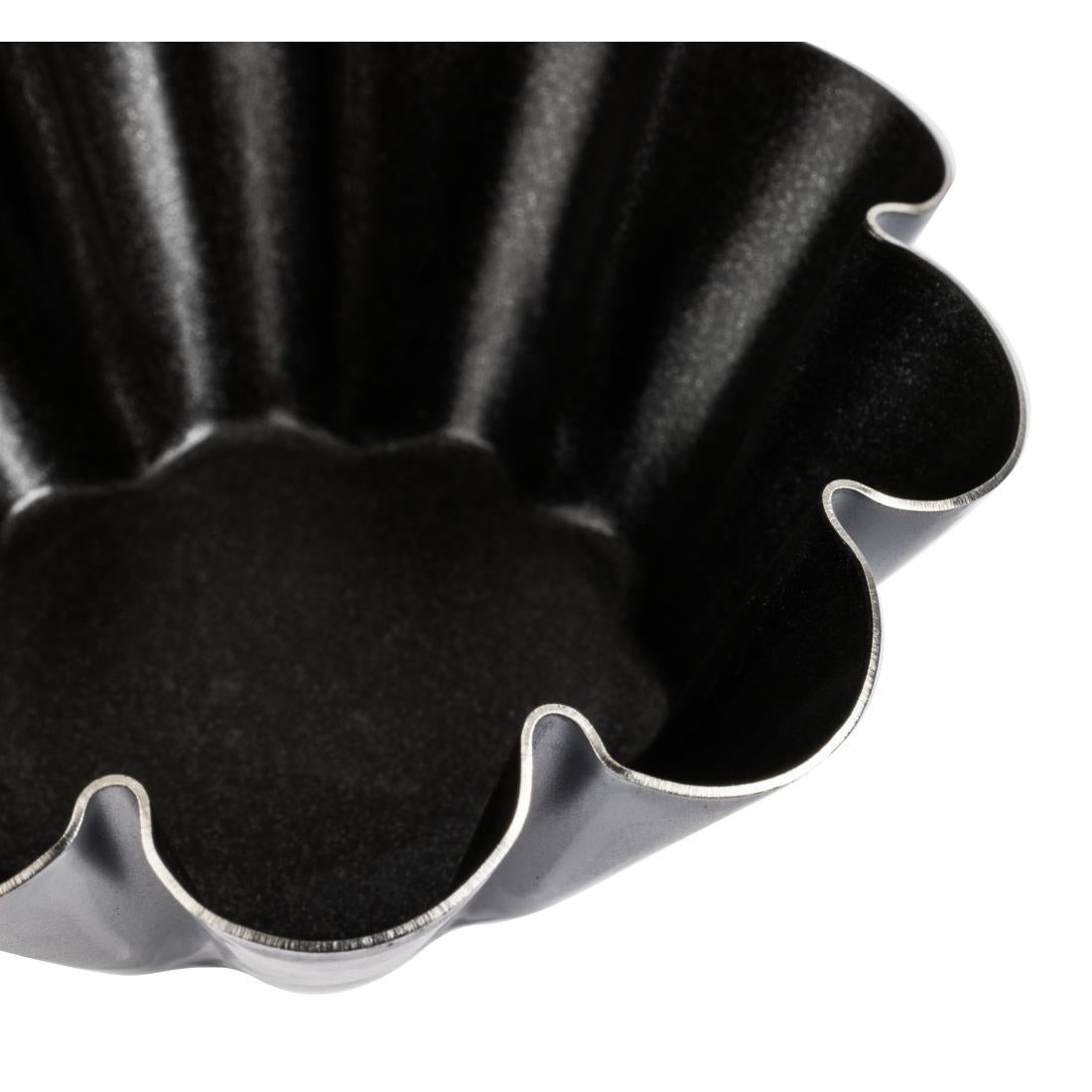 Matfer Bourgeat Non-Stick Mini Brioche Tin 75mm (Pack of 12) - E238  Matfer Bourgeat   