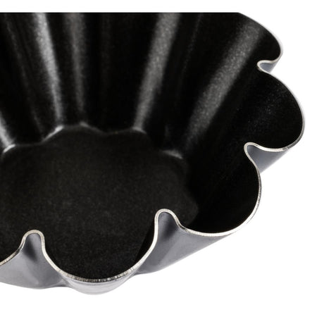 Matfer Bourgeat Non-Stick Mini Brioche Tin 75mm (Pack of 12) - E238  Matfer Bourgeat   