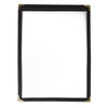 Olympia American Style Menu Cover Black A5 - E290  Olympia   