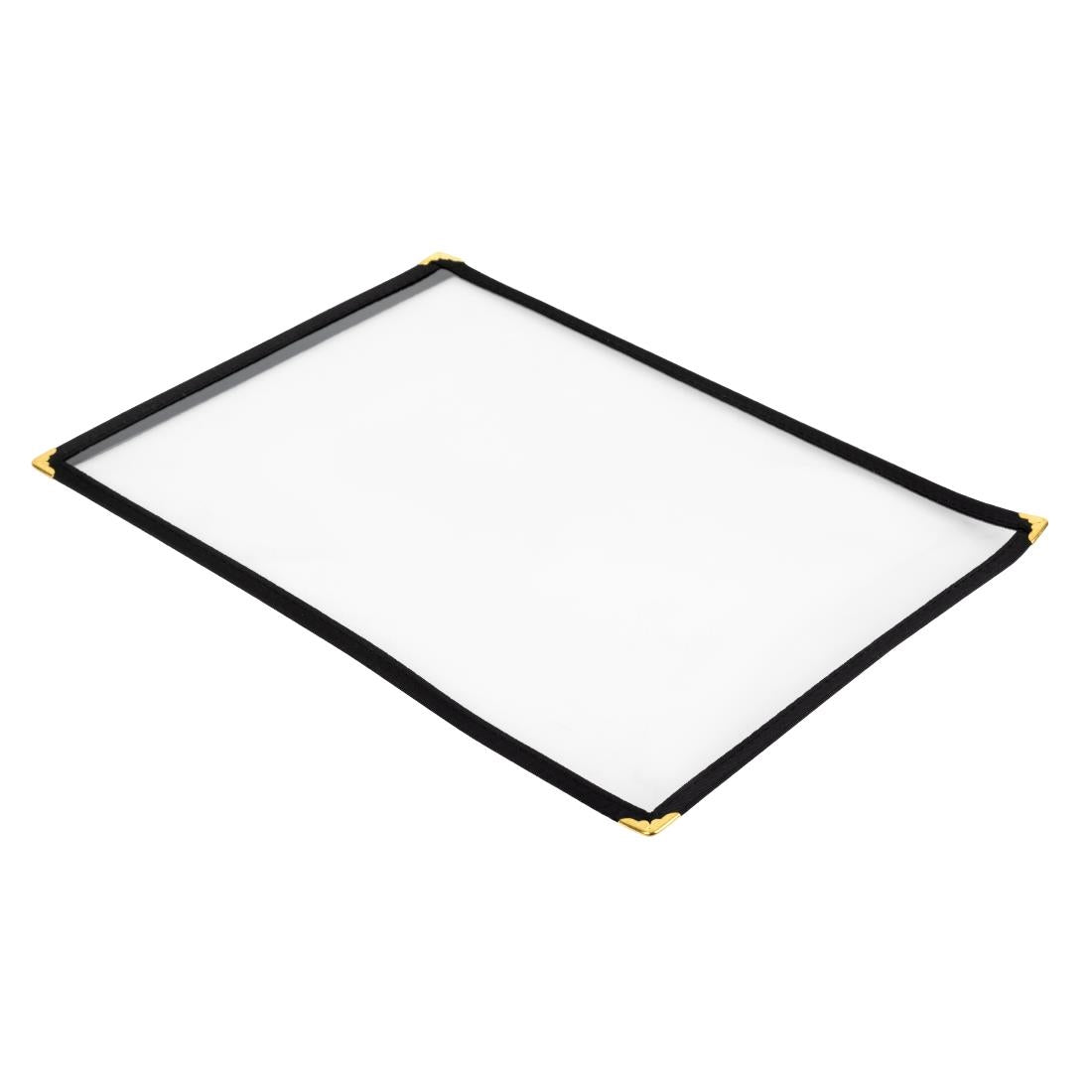 Olympia American Style Menu Cover Black A4 - E292  Olympia   