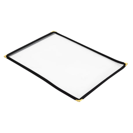 Olympia American Style Menu Cover Black A4 - E292  Olympia   