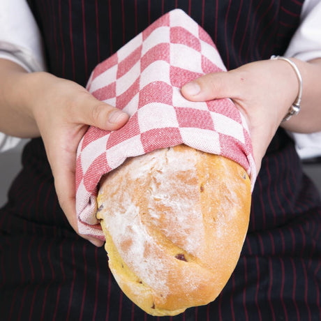 Vogue Chef Tea Towel Red - E579  Vogue   