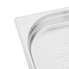 Vogue Stainless Steel Perforated 1/2 Gastronorm Tray 40mm - E698  Vogue   